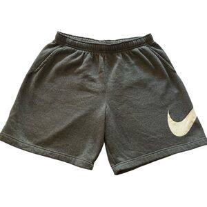 Nike Big Swoosh Shorts Mens Adult Gray OG Draw String Sweatpants XXL